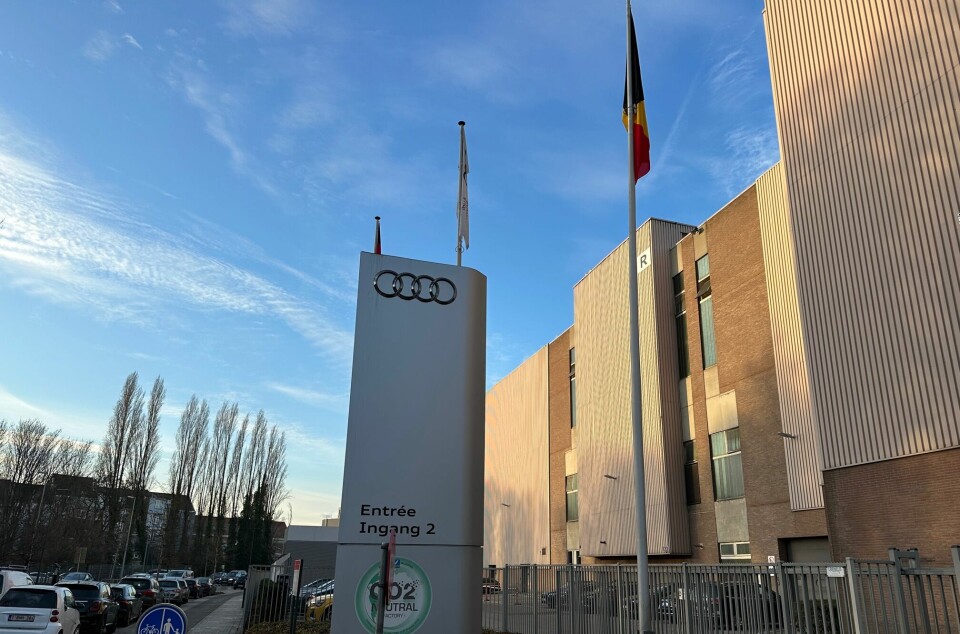 SENKER IKKE PRISENE: Audi, her ved fabrikken i Brussel, der Q8 lages.