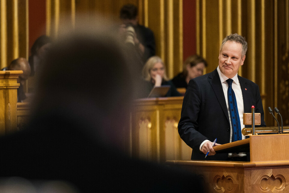SIER NEI TIL EKSTREME VIRKEMIDLER: Samferdselsminister Jon-Ivar Nygård (Ap), her under en tidligere spørretime på Stortinget.