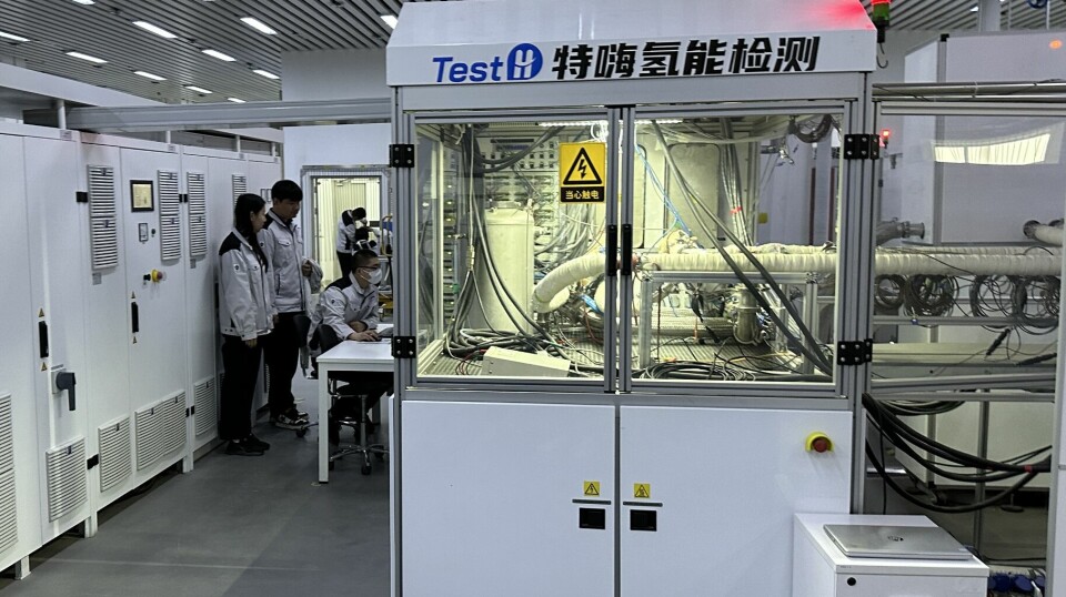 I ARBEID: Great Wall Motors har drøyt 1000 ansatte i hydrogenvirksomheten, de fleste ved Test H-anlegget i Baoding.