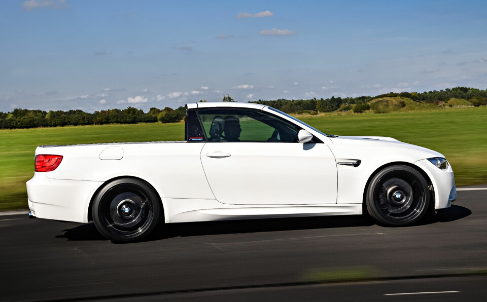 LITT MINDRE: Konseptmodellen BMW M3 pickup fra 2011.