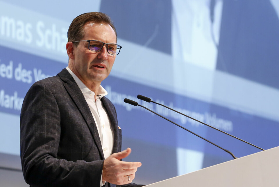 NÅ SKAL DERE HØRE…: VW-sjefen Thomas Schäfer understreker at situasjonen er alvorlig for Volkswagen.