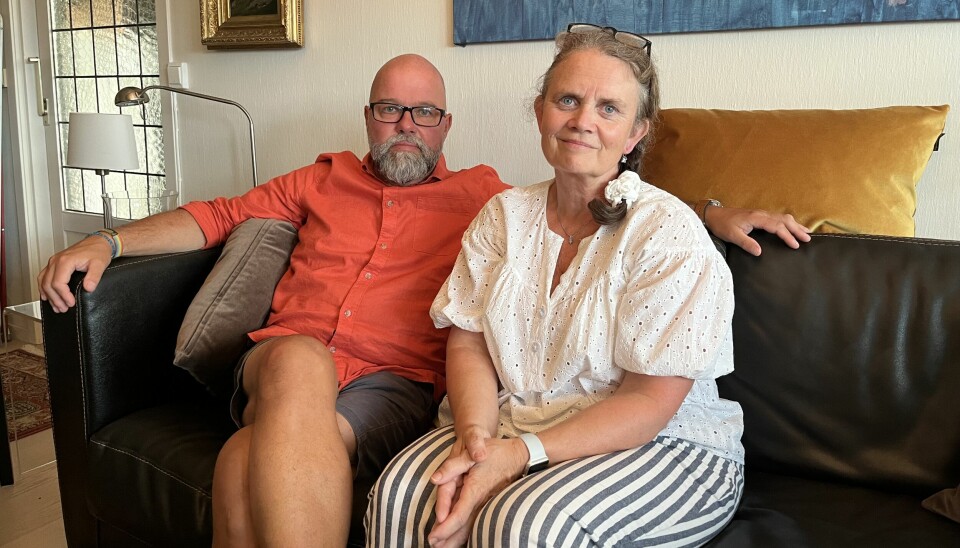 FÅR IKKE PENGENE: Ekteparet Hans Morten Bruun og Else Margarethe Torsvik Bruun i Bærum.