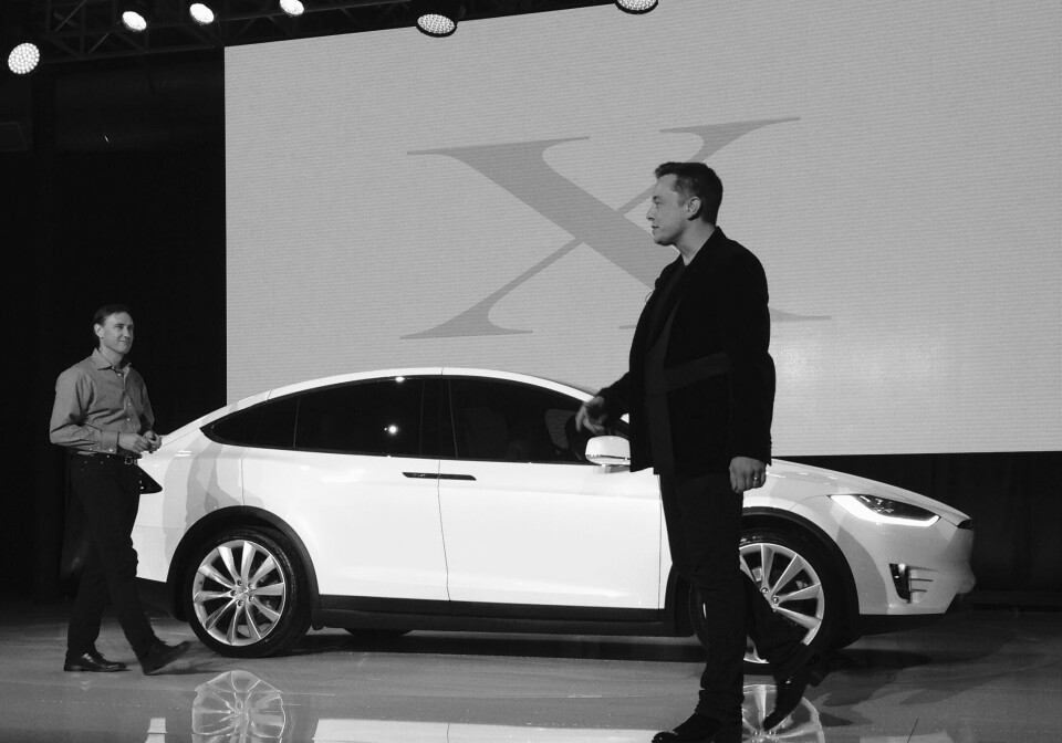 XTRA ENGASJERT: Et bilde av Elon Musk fra 2015, med en annen type X.