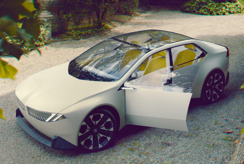 DEN NESTE: Her er tredje konseptutgave av BMWs neste generasjon elbiler – på veien i 2025.