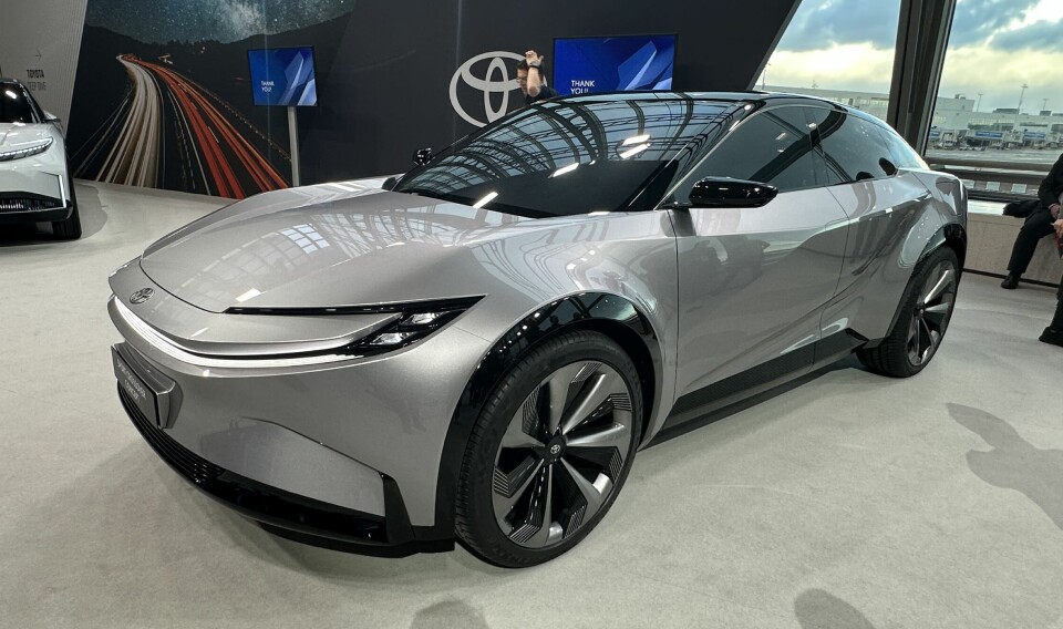 SE-DAN: Dette er elbilen Toyota presenterer i 2025, ennå best kjent under navnet Sport Crossover Concept.