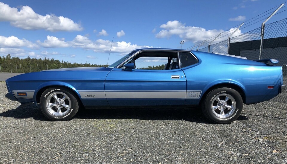SIDEVEIS: Rolf Eigil Søhus liker året 1973, spesielt når det gjelder Ford Mustangs buktende linjer.