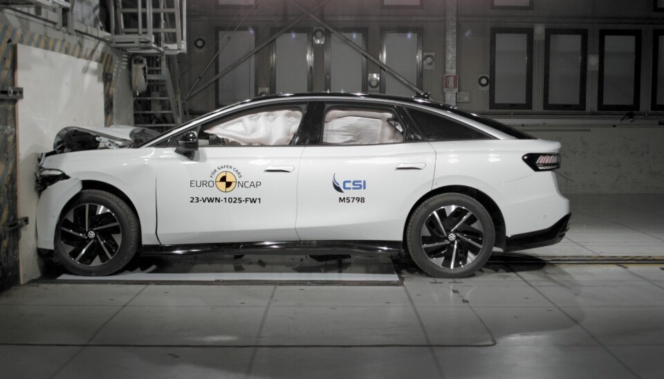 TRYGG: Volkswagen hadde bilen med høyest poengsum i fjorårets Euro NCAP-tester.