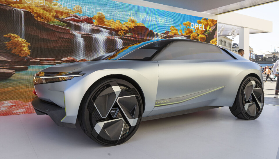 <span data-lab-font_weight="font-weight-bold" class="font-weight-bold m-font-weight-bold">NESTE:</span> Konseptbilen Opel Experimental, som ble vist i fjor, viser hvordan framtidens elektriske Opel-modeller vil se ut.