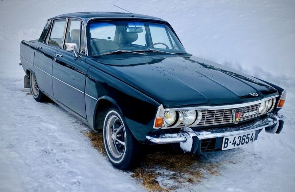 VÅRTEGN: I 1967 kjøpte Rover produksjonsrettighetene til en Buick V8-motor på 3,5 liter, som fabrikken bygget i aluminium. 166 hester var voksent da Rover slapp topputgaven i 1968. Foto: PRIVAT
