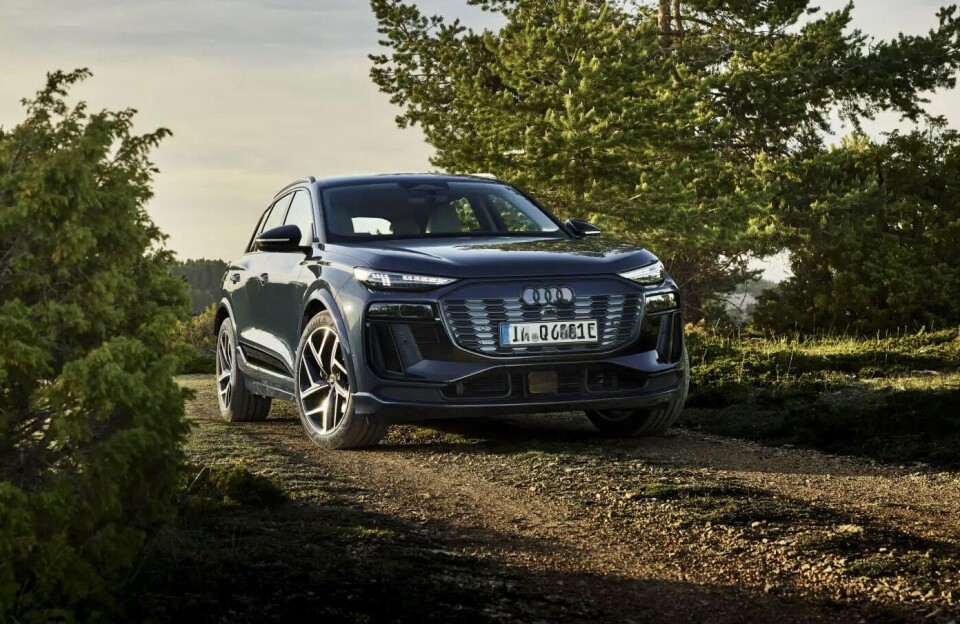 KOMFORTABEL I VILLMARKEN: Stilfulle, sterke Audi Q6 e-tron er bilen for de merke- og utstyrsbevisste. Foto: AUDI