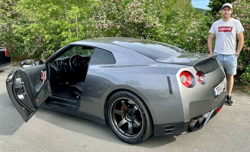 KRAFTPAKKE: Nissan GT-R gir Tim Bache-Svendsen mer skyv enn mye annet.