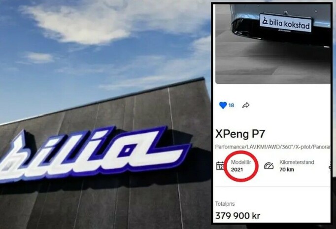 Selger nybil som er fire år gammel