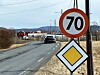 Landevei, riksvei, 70-sone, fartsgrense